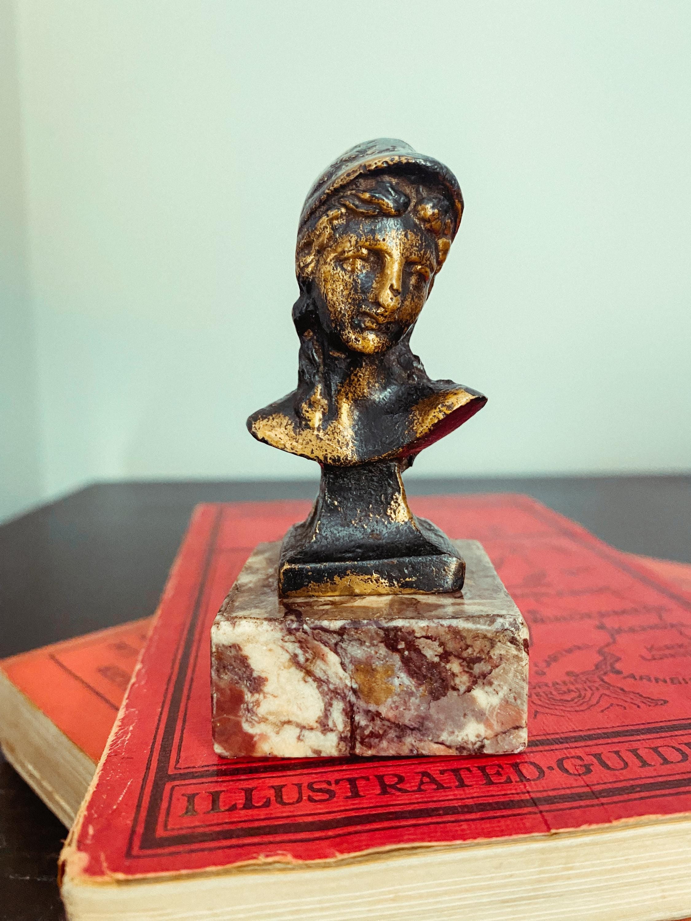 Bust of Athena on Marble