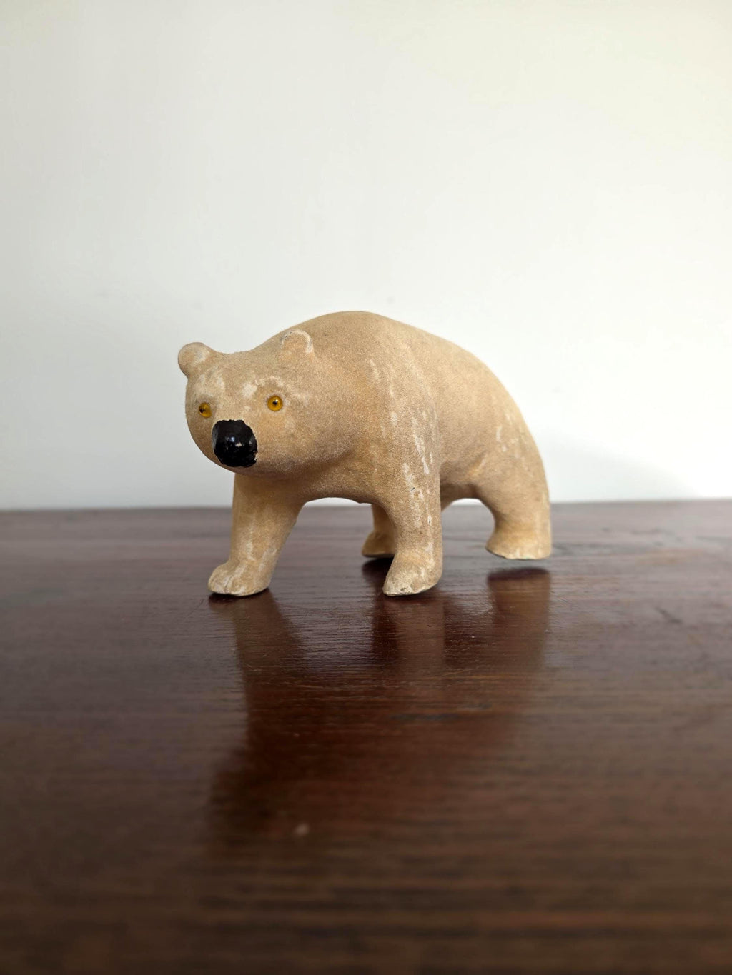 Unusual Carved Chalk Polar Bear
