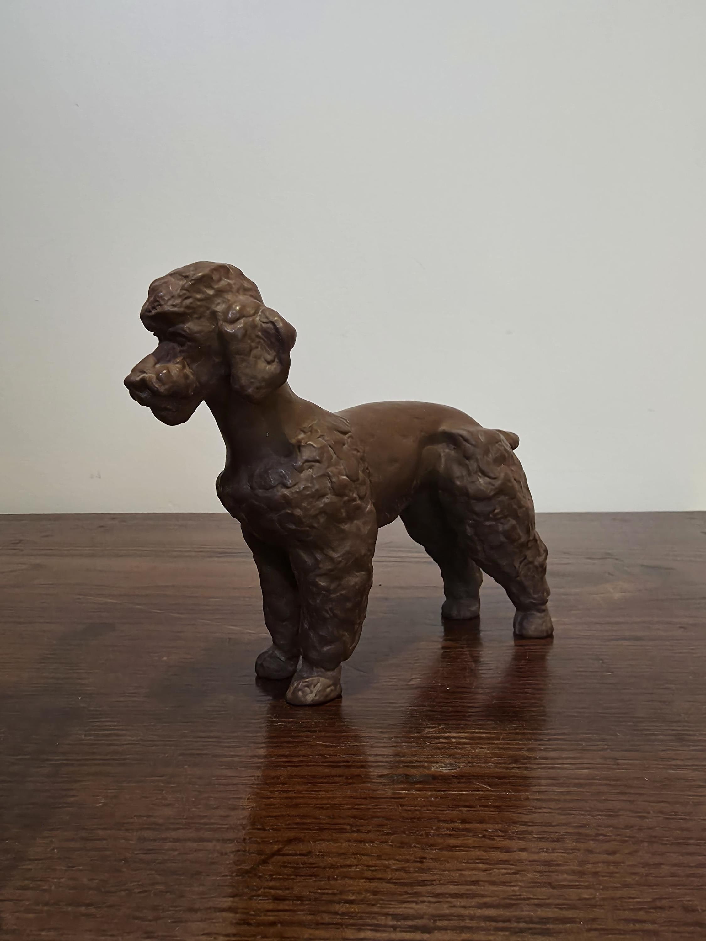 Meissen (Germany) Stoneware Poodle Figurine