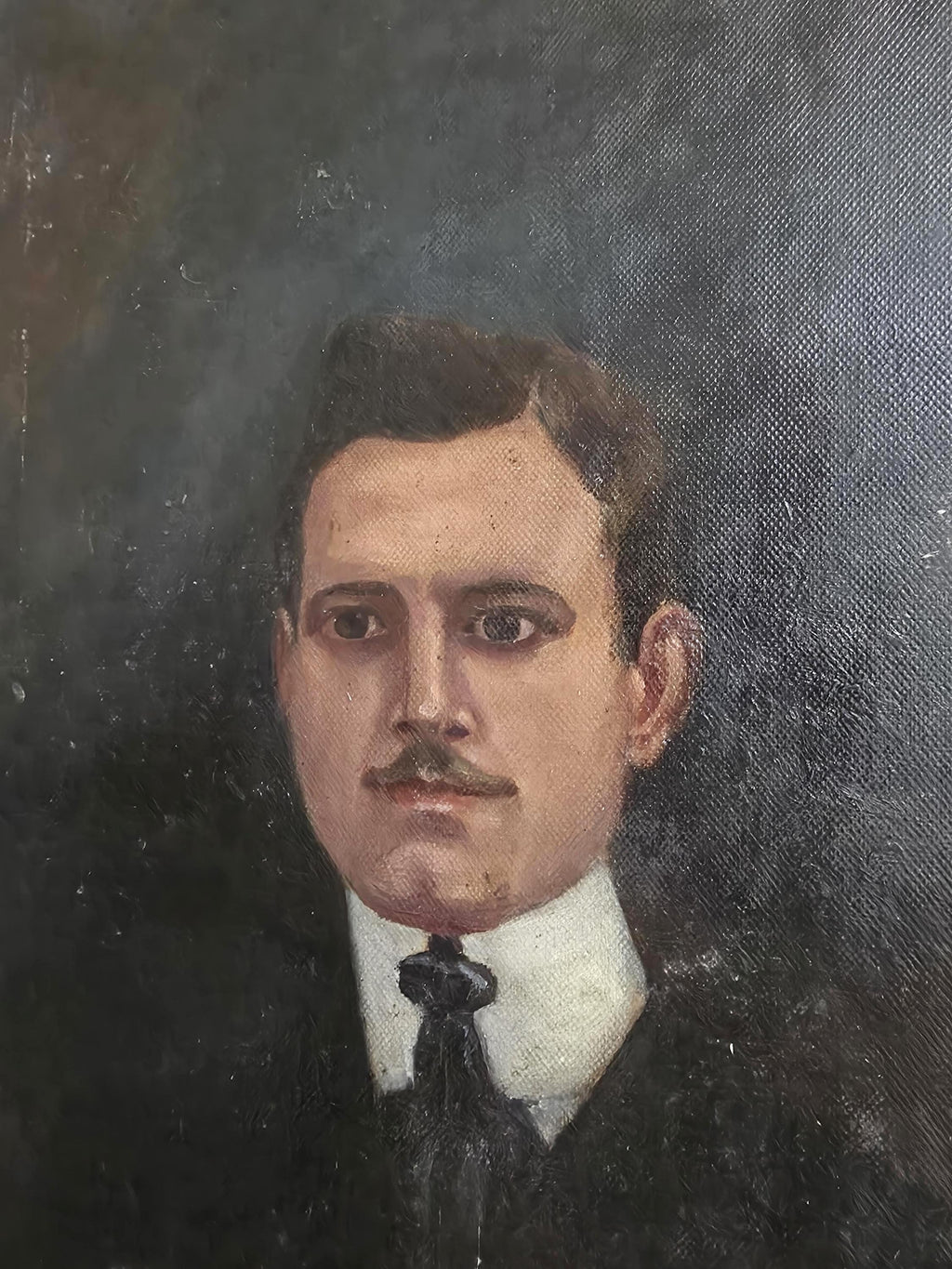19th Century Oil on Board | French Gentleman Portrait
