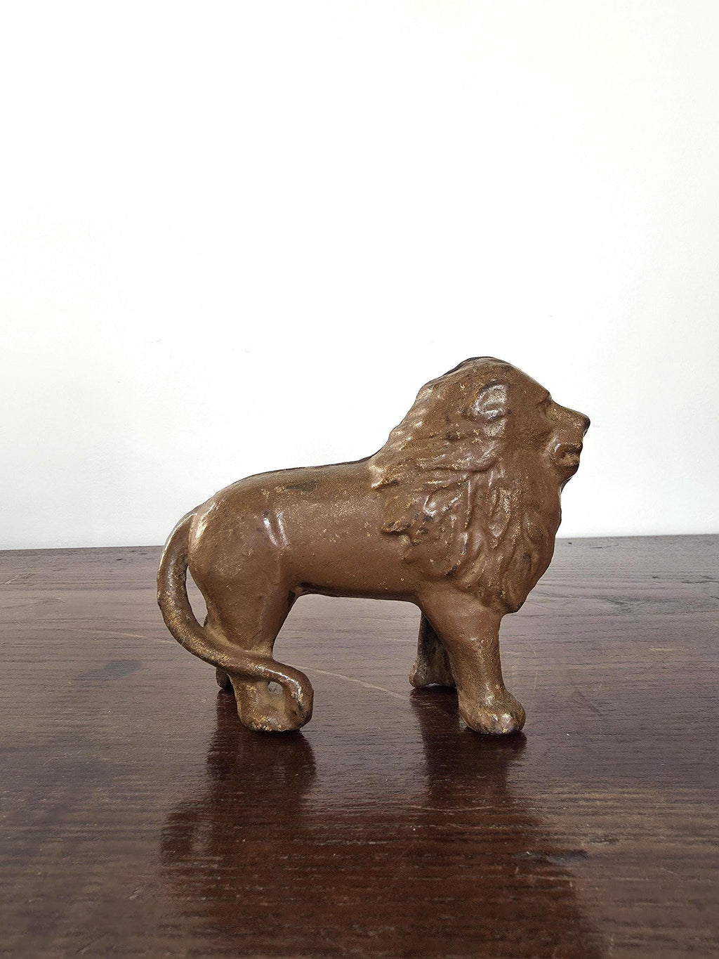 Antique A.C. Williams Cast Iron Lion Still Bank | Early 1900s