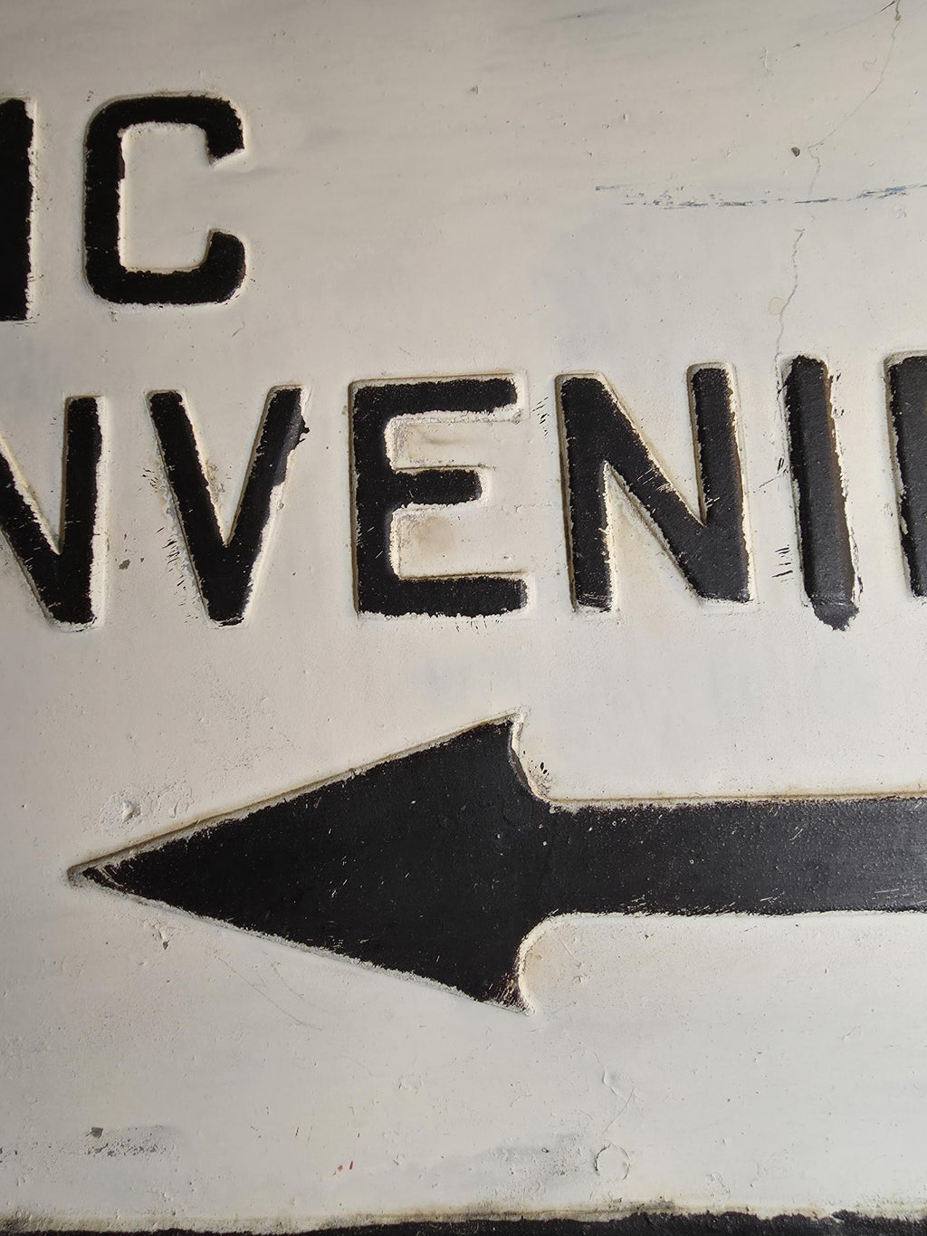 Antique Public Convenience (Lavatory) sign