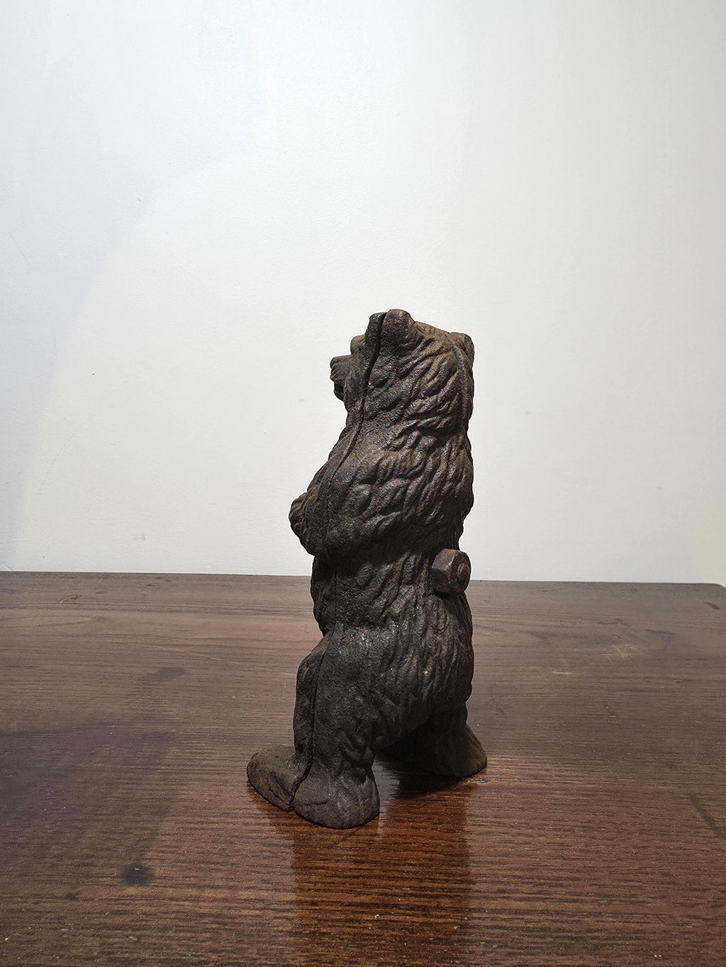 Antique Cast Iron Bear Money Box 1900