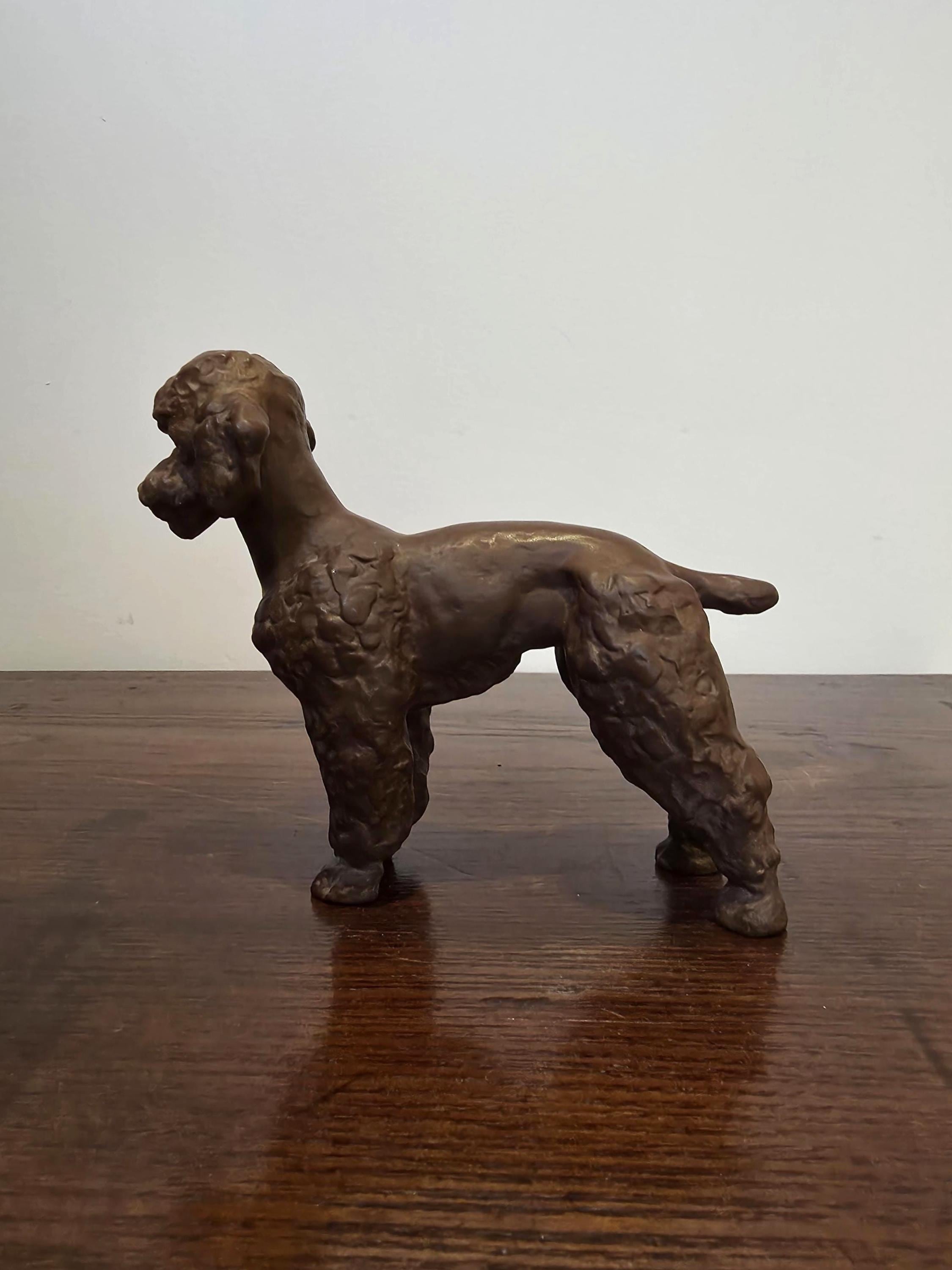 Meissen (Germany) Stoneware Poodle Figurine