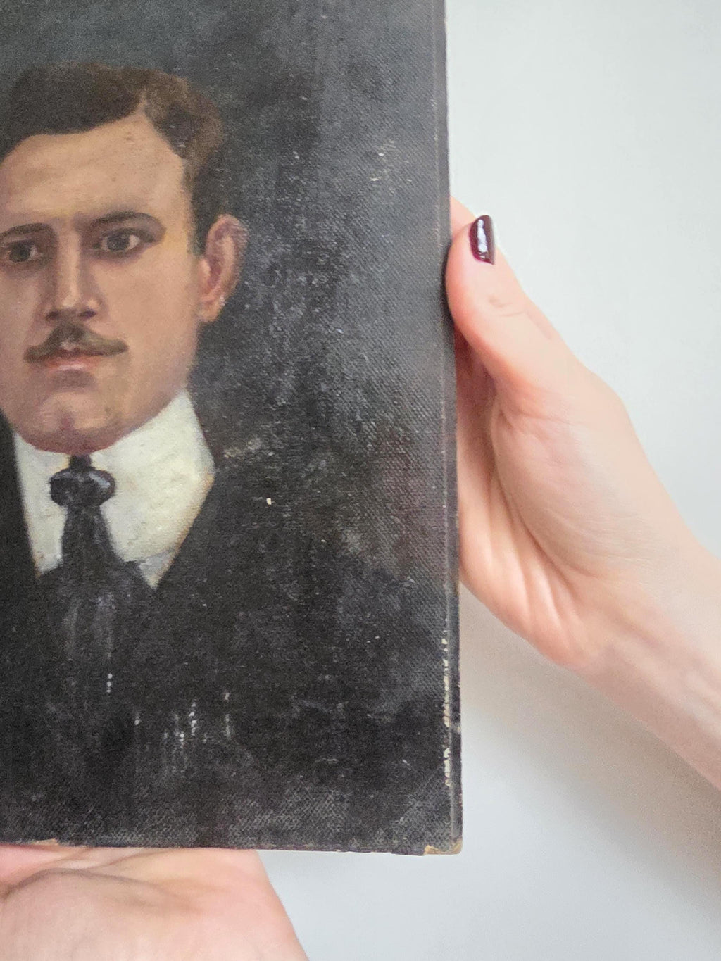 19th Century Oil on Board | French Gentleman Portrait